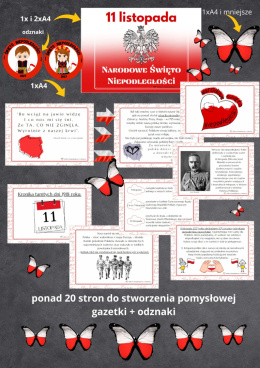 GAZETKA 11 Listopada Niepodległość - dodatkowo odznaki pdf