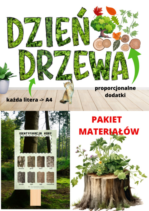 Dzień DRZEWA - zestaw pakiet materiałów pdf