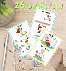 SPORTY - ja mam, kto ma - karty Dzień Sportu gimnastyka sport ćwiczenia pdf