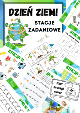 STACJE zadaniowe - DZIEŃ ZIEMI ziemia pdf gra terenowa