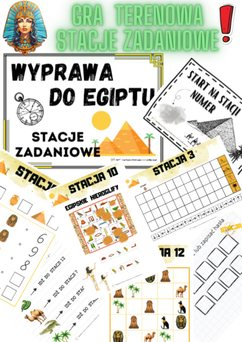 Stacje ZADANIOWE - Wyprawa do Egiptu - gra terenowa pdf